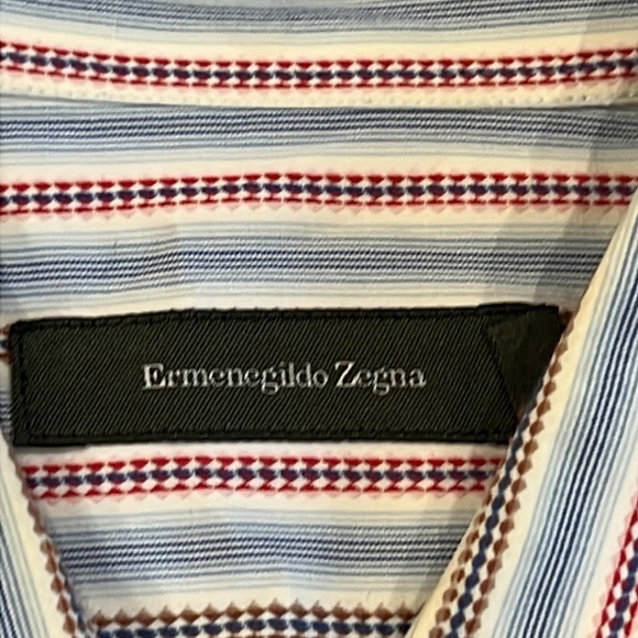 Ermenegildo Zegna shirt. Luxury designer impeccable design and quality sz xl - Picture 2 of 5